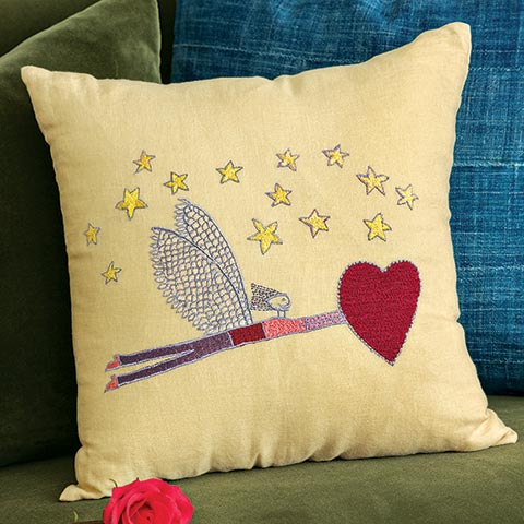 Artisan "Send Love" Pillow