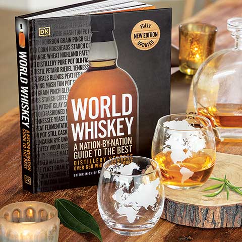 Whiskey World Glasses & Book