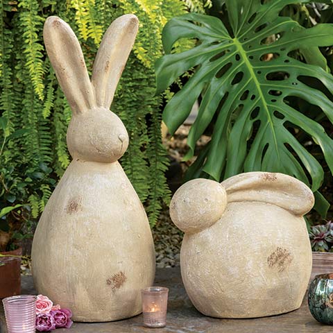 Desert Sage Rabbit Sculptures
