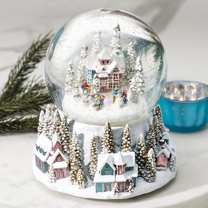 Frosty Town Snow Globe