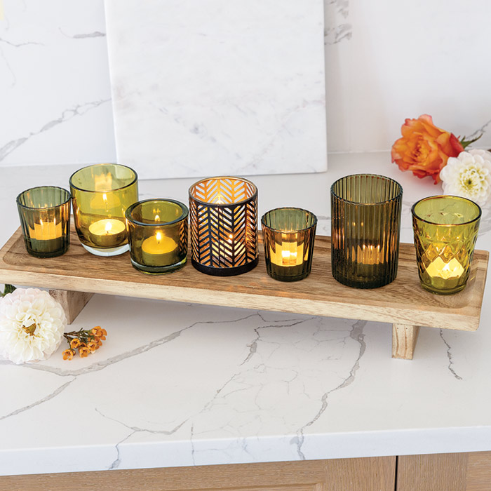 Catalina Candle Tray Set, All Gifts Olive & Cocoa, LLC