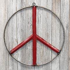 Product Image of Reclaimed Metal Peace Sign