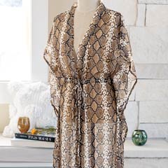 Product Image of Python Print Sheer Duster