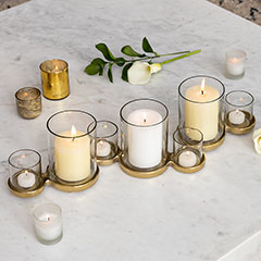 Product Image of Gilt & Glass Centerpiece