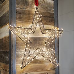 Product Image of Noir Metal Lit Star