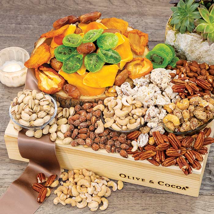 Gourmet Dried Fruit And Nut Crate