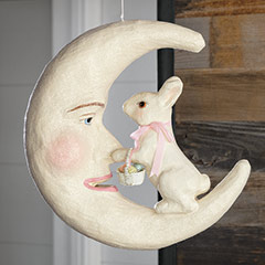 Artisan Bunny & Crescent Moon