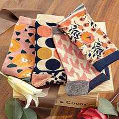 Product Image of Retro Floral Socks Crate