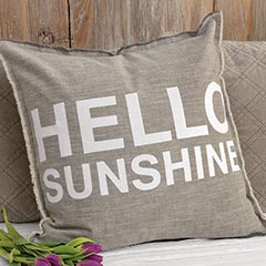 Hello Sunshine Euro Pillow