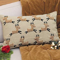 Product Image of Prancing Reindeer Pillow