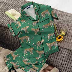 Product Image of Jungle Green Leopard Pajamas