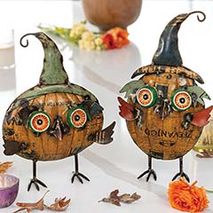 Product Image of Artisan Metal Owl Sculptures