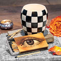 Product Image of Checkerboard Candle & Matches