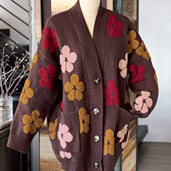 Grandfather's Floral Cardigan