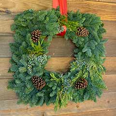 Product Image of Pine & Juniper Square Wreath