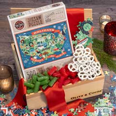 Product Image of Holiday Puzzle & Treats Crate