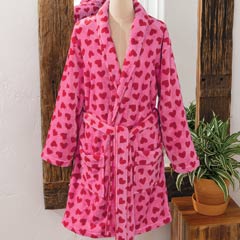 Product Image of Sweet Hearts Plush Robe