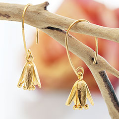 Dangling Tulip Earrings