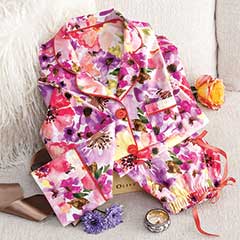 Product Image of Olive & Cocoa Watercolor Fleur Pajamas