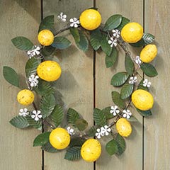 Product Image of Rustic Metal Lemon Wreath
