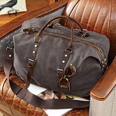 Product Image of Buckston Canvas & Leather Duffel