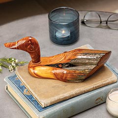 Product Image of Artisan Carved Wood Duck