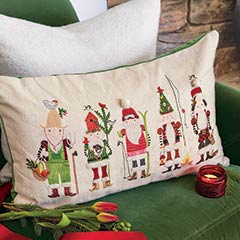 North Pole Helpers Pillow