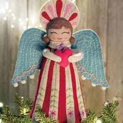 Joyful Angel Tree Topper