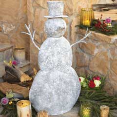 Jolliest Snowman Sculpture