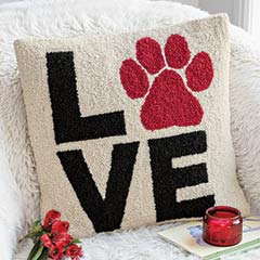 Love Dog Pillow