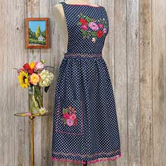 Dot & Flora Embroidered Apron