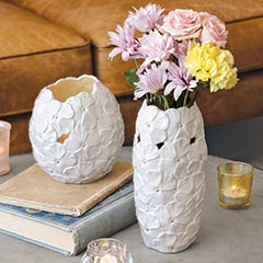 Ceramic Hydrangeas Vase Set