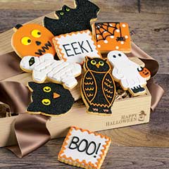 Spooky Frosted Cookies - Happy Halloween Crate