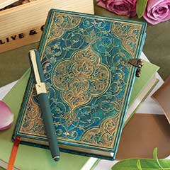 Product Image of Gold & Peacock Journal Set