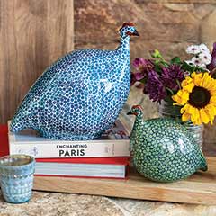 La Pintade Caillard Guinea Hens