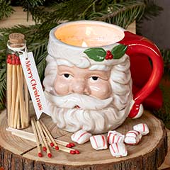 Saint Nick Mug Candle & Matches