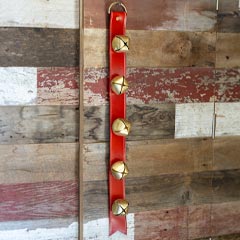 Jingle Bell Leather Strap
