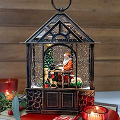 Santa's Workshop Snow Globe