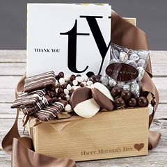 Thank You Book & Chocolates - Happy Mother's Day