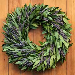 Lavender Bay Wreath