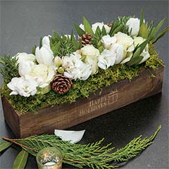 Product Image of Winter&rsquo;s Grace: Happy Holidays Arrangement