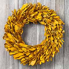 Product Image of Golden Preserved Wreath