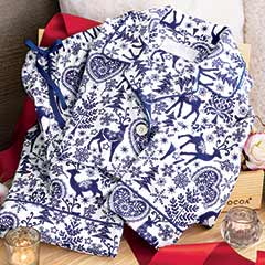 Snow & Stags Flannel Pajamas