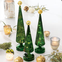 Emerald City Lit Trees