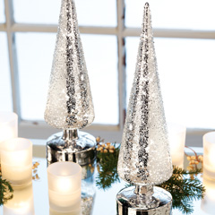 Silver Lighted Trees