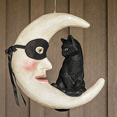 Chat Noir Hanging Moon