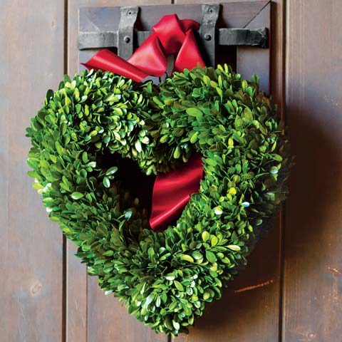 Heart Boxwood Wreath