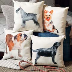 Product Image of Watercolor Pup Pillows