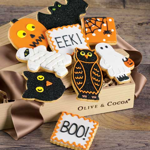 Spooky Frosted Cookies
