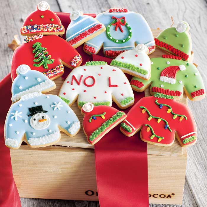 Ugly Sweater Frosted Cookies